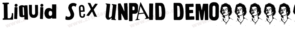 Liquid Sex UNPAID DEMO字体转换